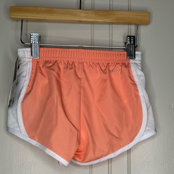 Nike Orange and White Athletic Shorts Dri-FIT Performance girls XS - Picture 7 of 10